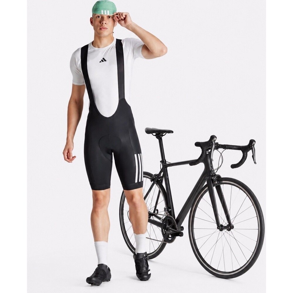 Adidas Essentials Padded Cycling Bib Shorts Tights Men Size XS IP2676 NWT